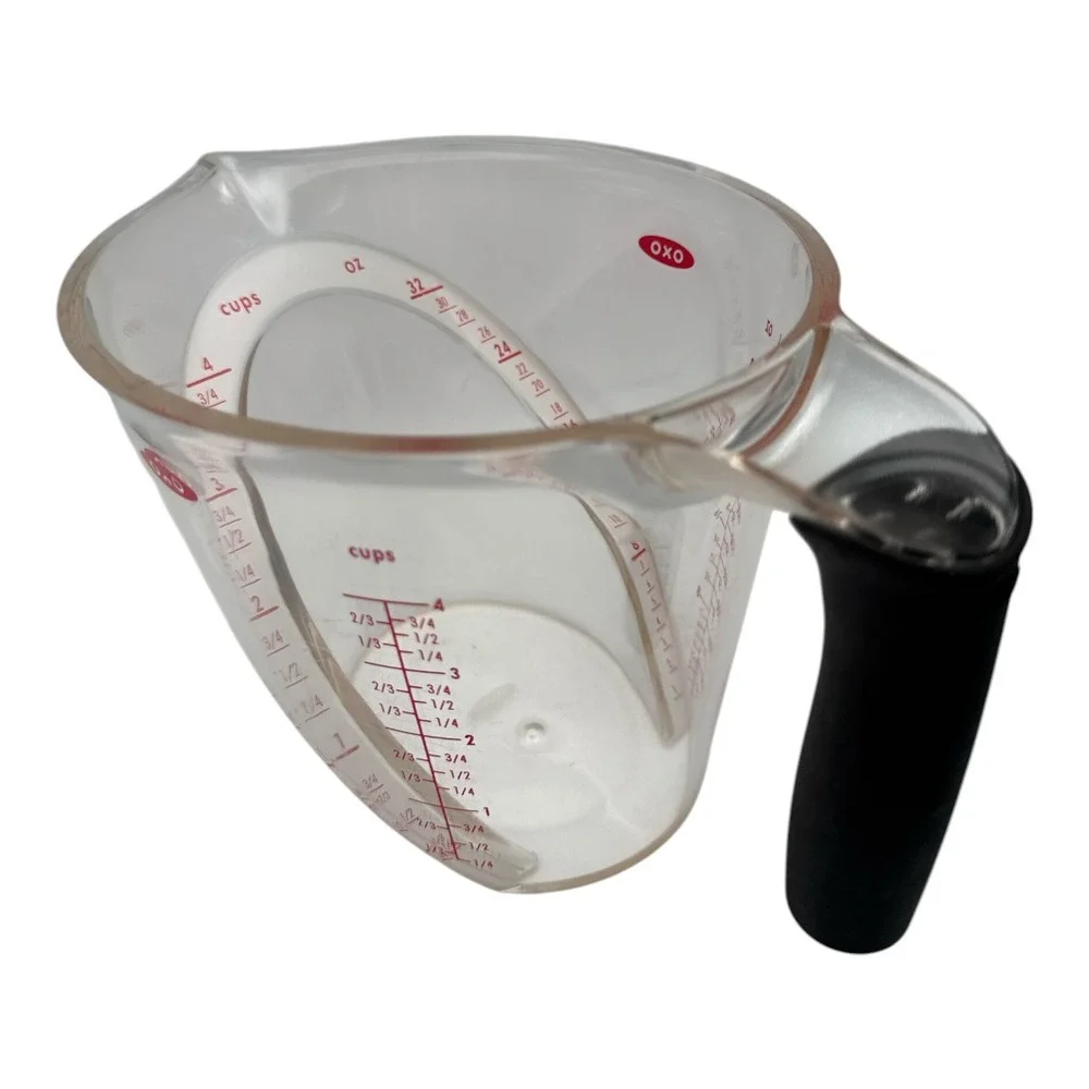 OXO Good Grips Measuring‎ Cups Angled 4 Cup Plastic Non-slip Handle EUC